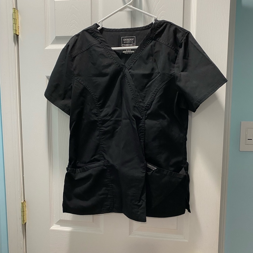 Cherokee women’s black scrub top